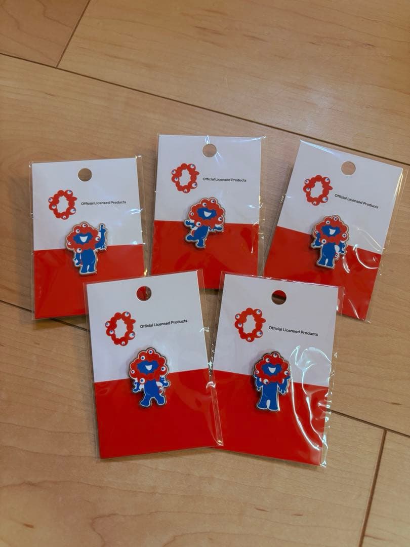 ミャヌミャク　キャラクター ピンバッジ 5個セット