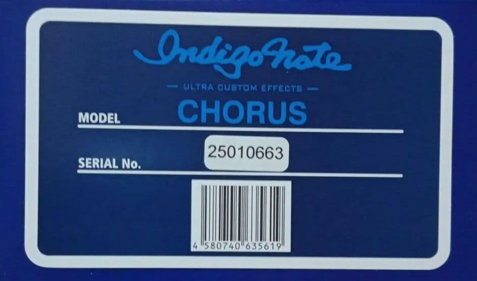 ゆうさんIndigo Note CHORUS エフェクター B’z 松本孝