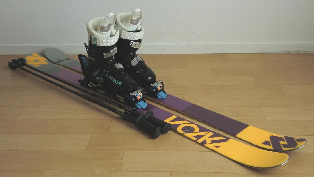 ■■送料無料■VOLKL■女性用フリースキーセット■板155靴24-24.5■■