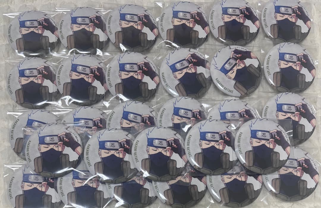 NARUTO ベースヤード ノーマル 缶バッジ カカシ