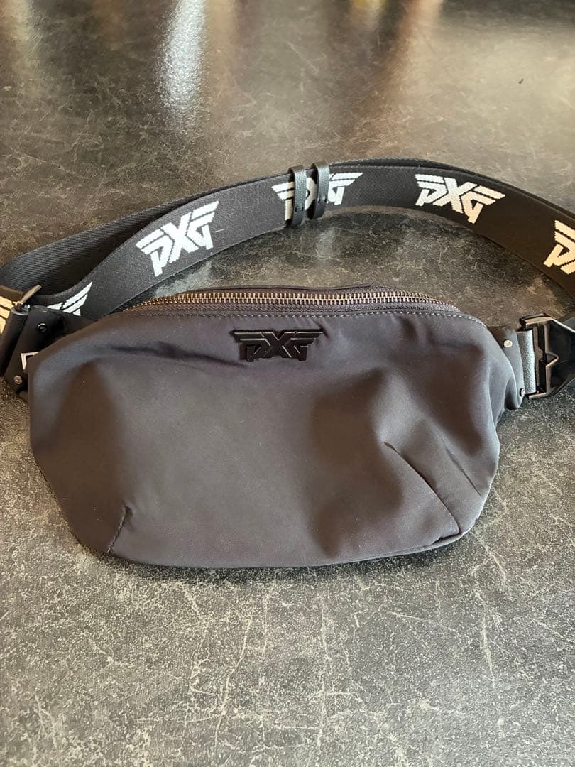 PXG ブラックウエストバッグ
