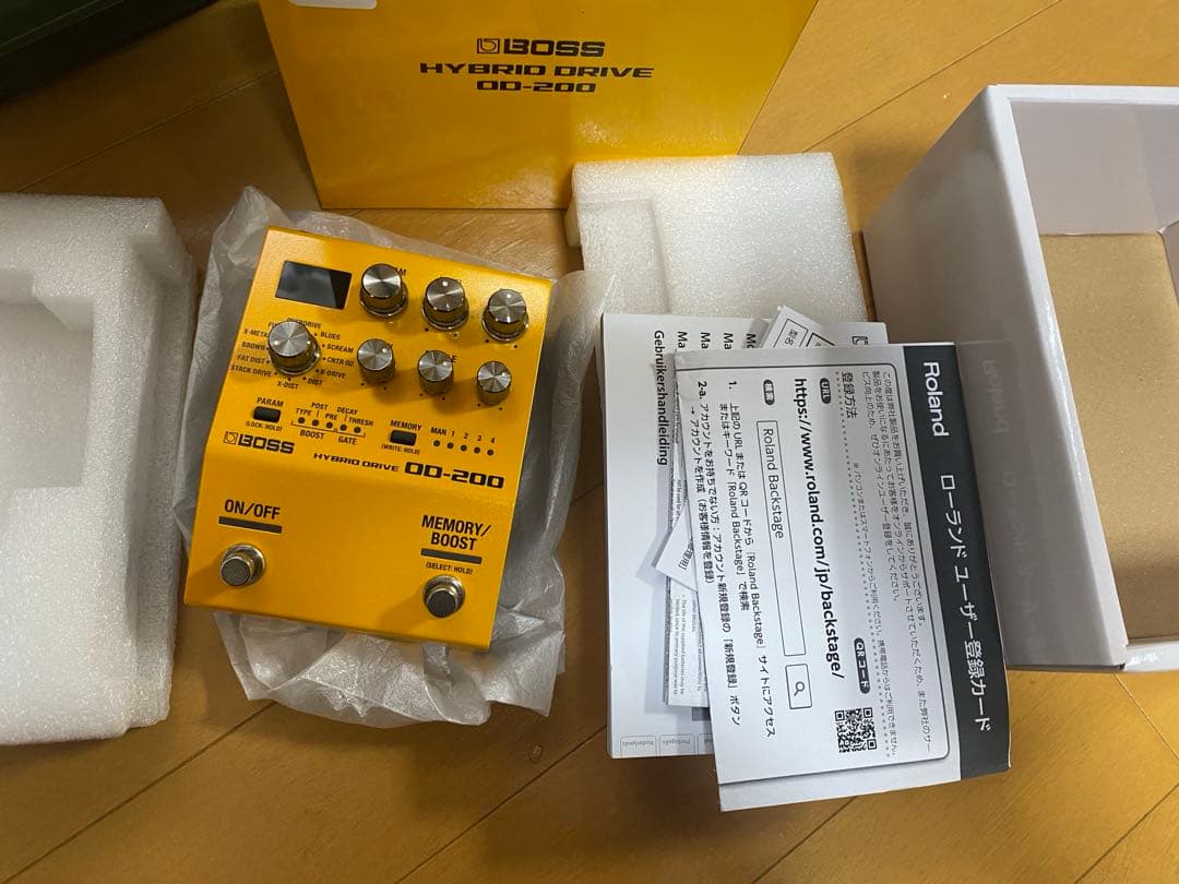 BOSS OD-200 Hybrid Drive ギターエフェクター