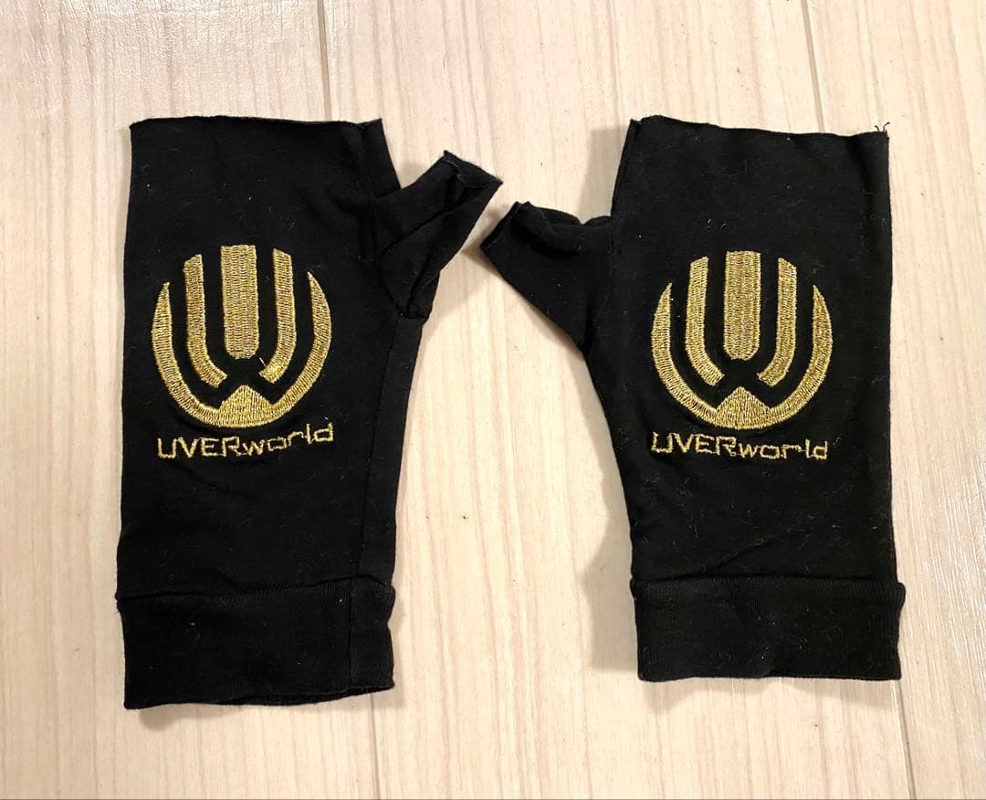 UVERworld グローブ 手袋 ゴールド ツアー ライブ グッズ 希少 レア