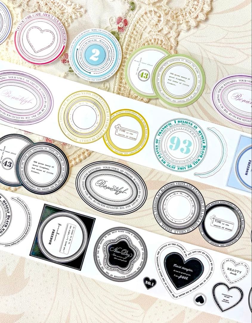 百仓家手帐《甜甜圈》海外マスキングテープ　マステ 【2131】