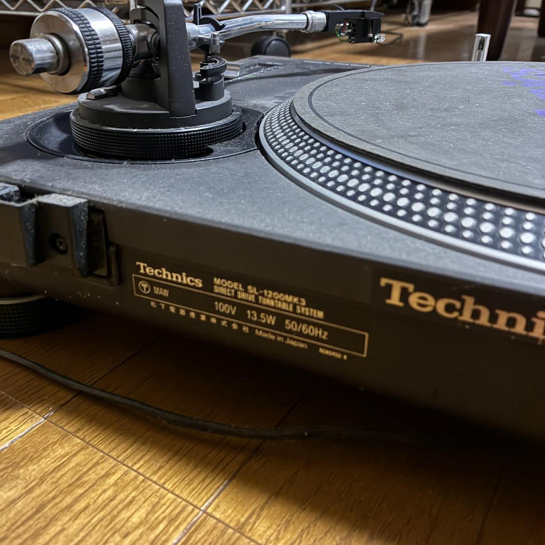 【業務使用無】カバー付Technics SL-1200MK3 ターンテーブル