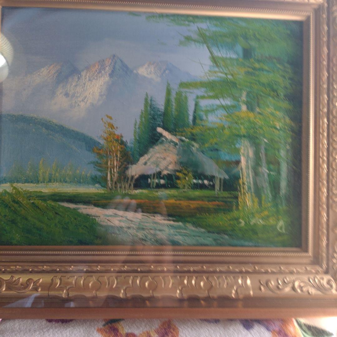 油絵　作者不明