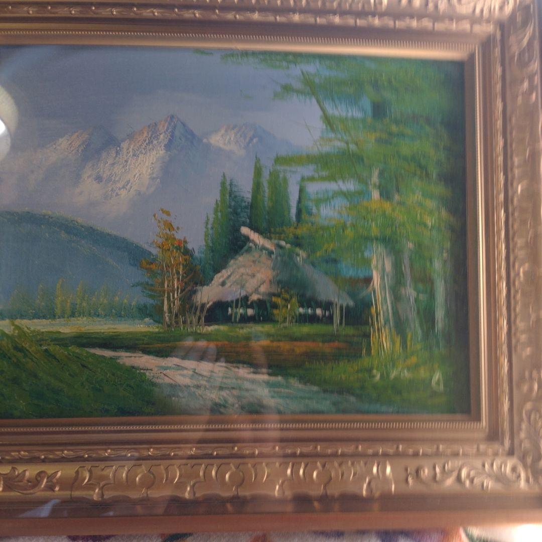 油絵　作者不明