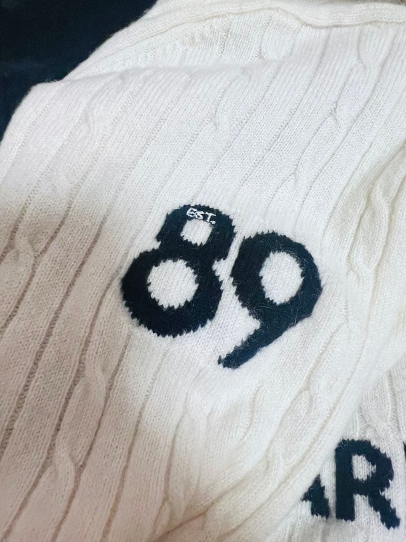 PEARLY GATES ケーブルニットセーター