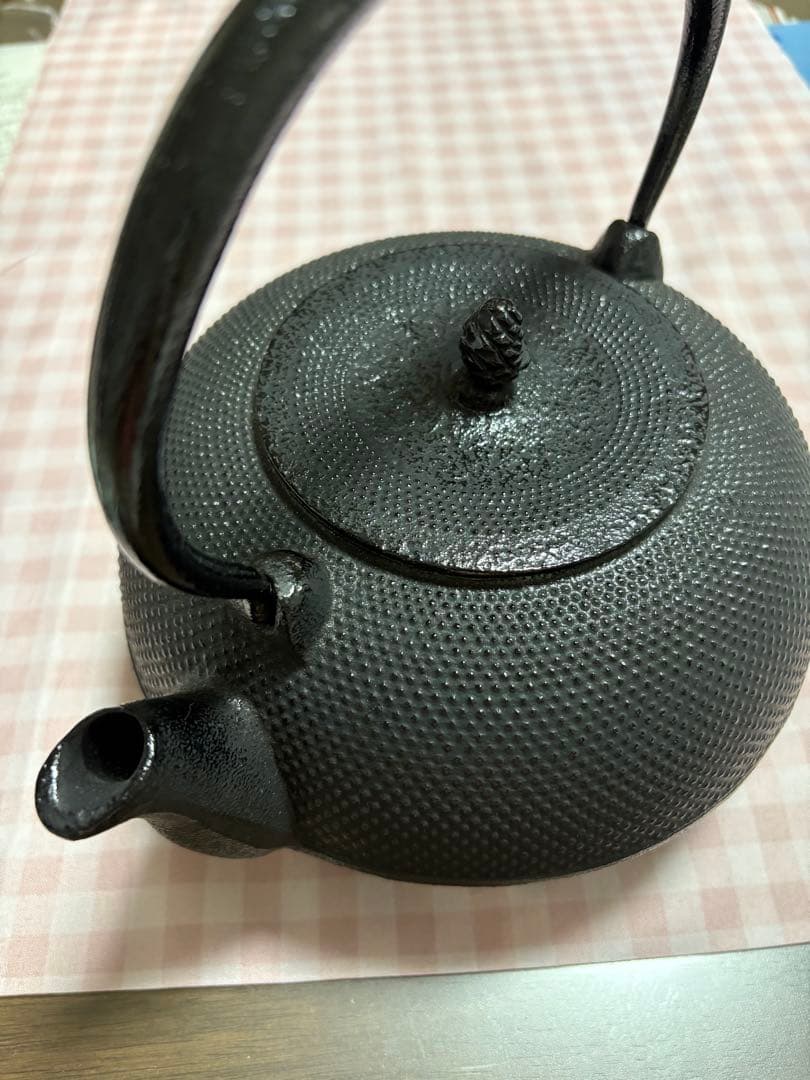 南部鉄器　黒　鉄瓶　日本製