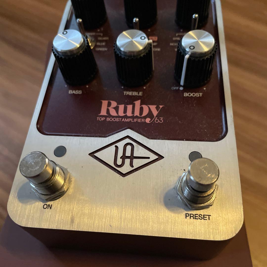 ギター UAFX Ruby Top Boost Amplifier 63