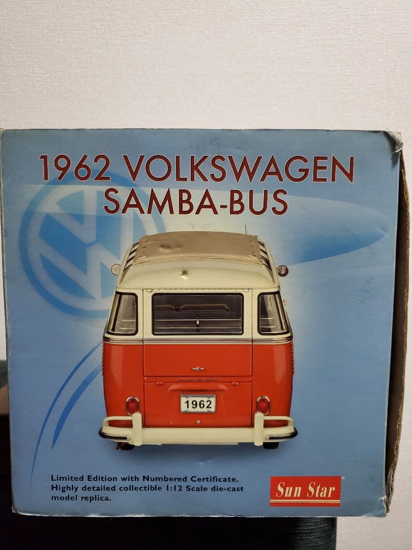 サンスター 1/12 1962 フォルクスワーゲン サンババス レッド