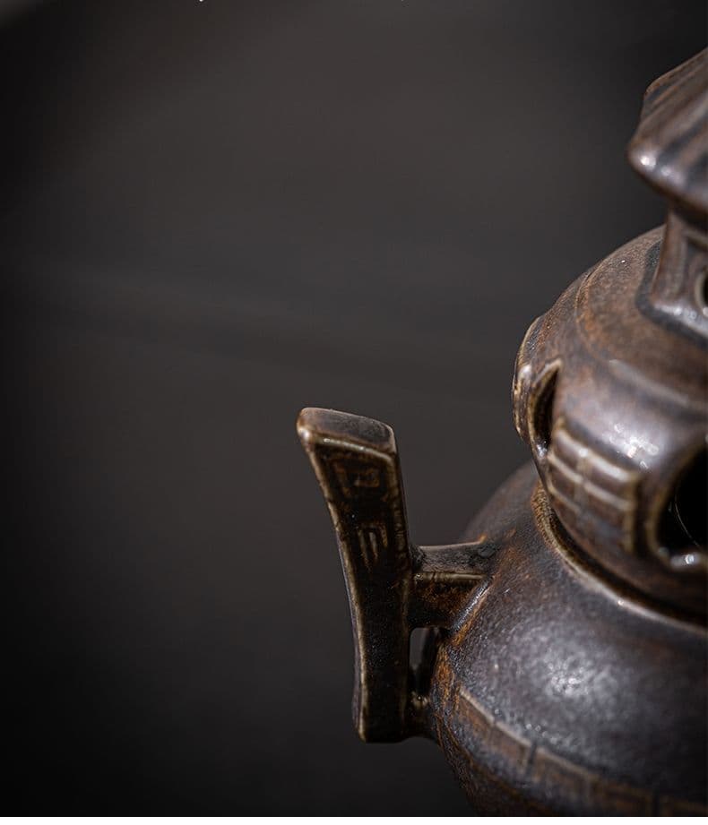 磁器香炉 太極香炉 茶道具　香道具 現代工芸品 美術品 置物