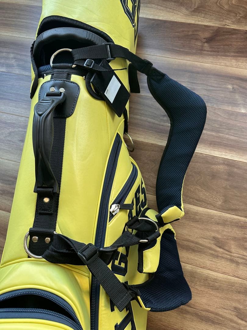 PEARLY GATES パーリーゲイツ キャディバッグ スタンド式 イエロー