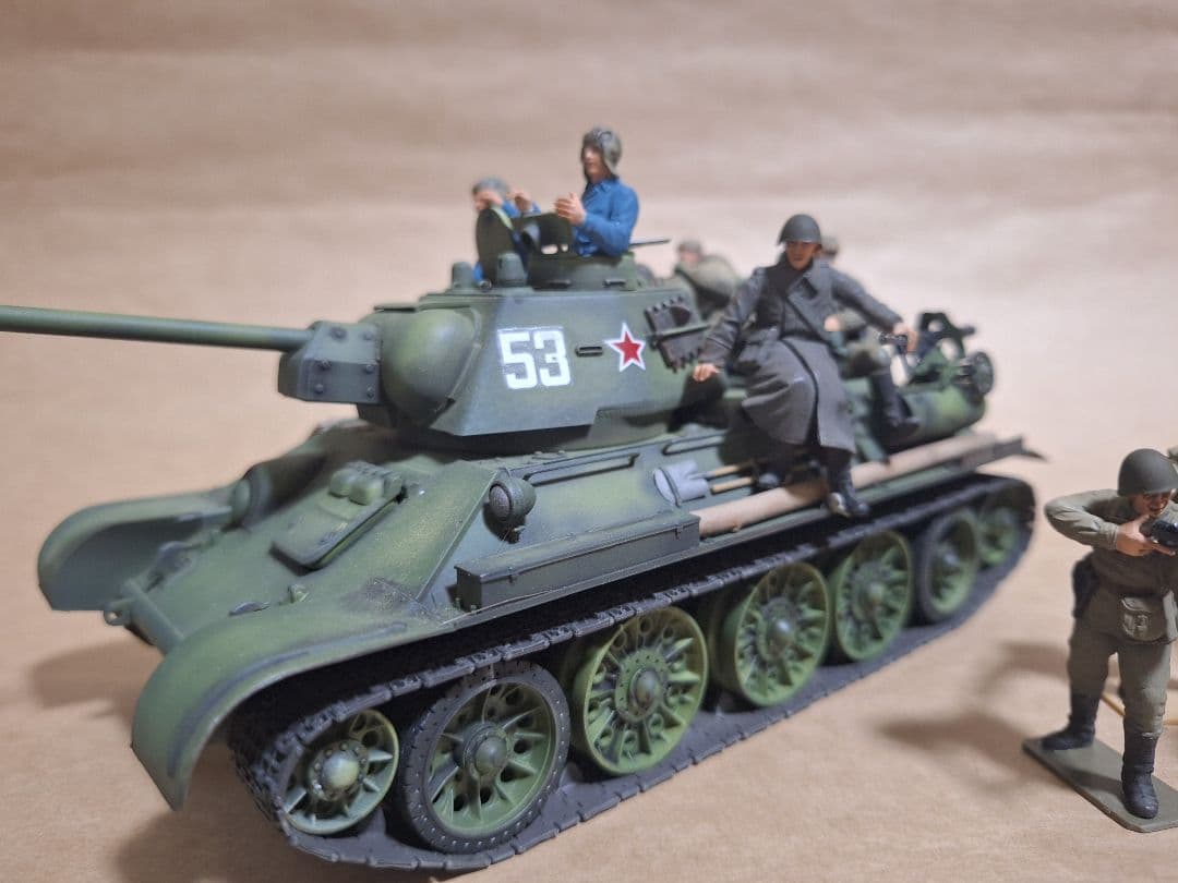 ソビエト T34/76戦車1943年型 自走砲 SU-76M 1/35