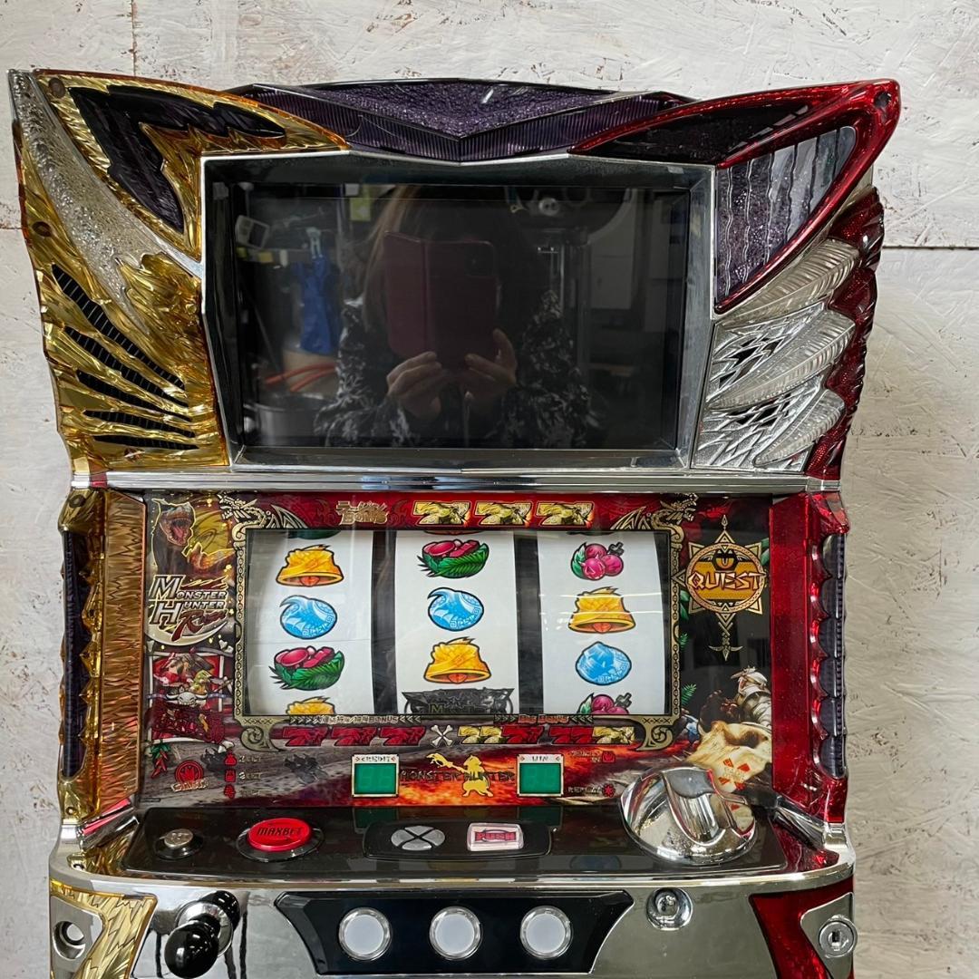【パチスロ実機】 モンスターハンター モンハン パチスロ 通電確認済 N0510