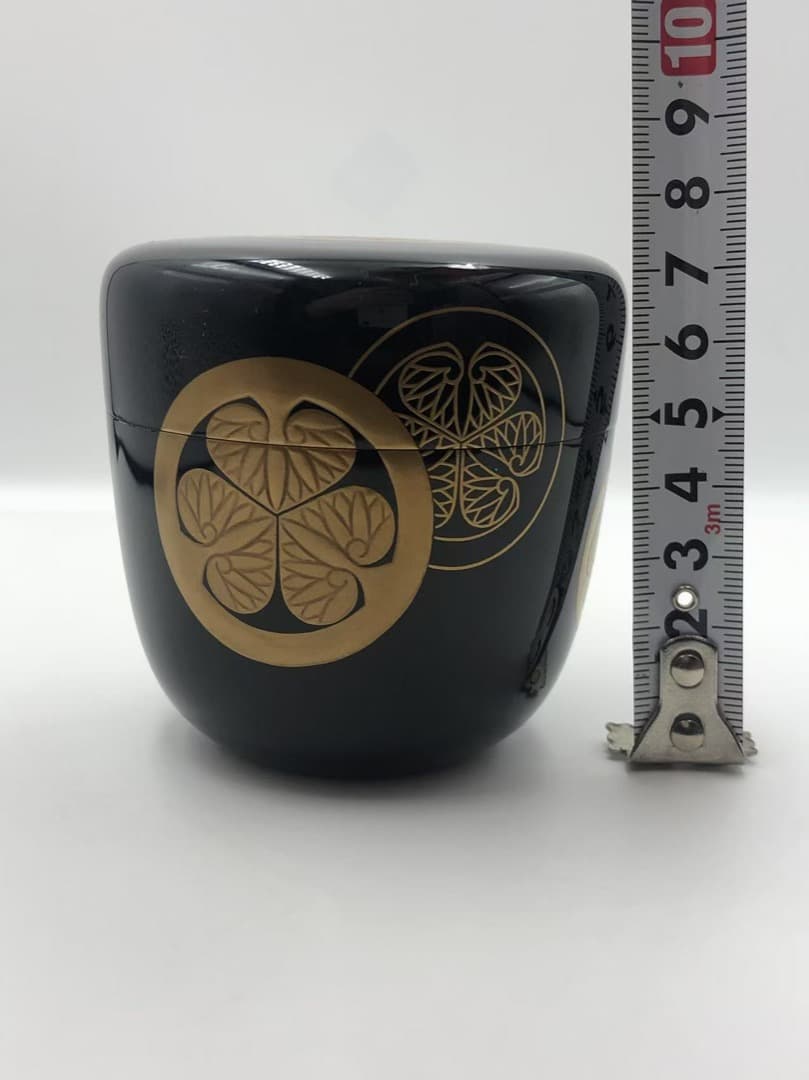 徳川家紋　葵紋　棗　共箱　茶道具