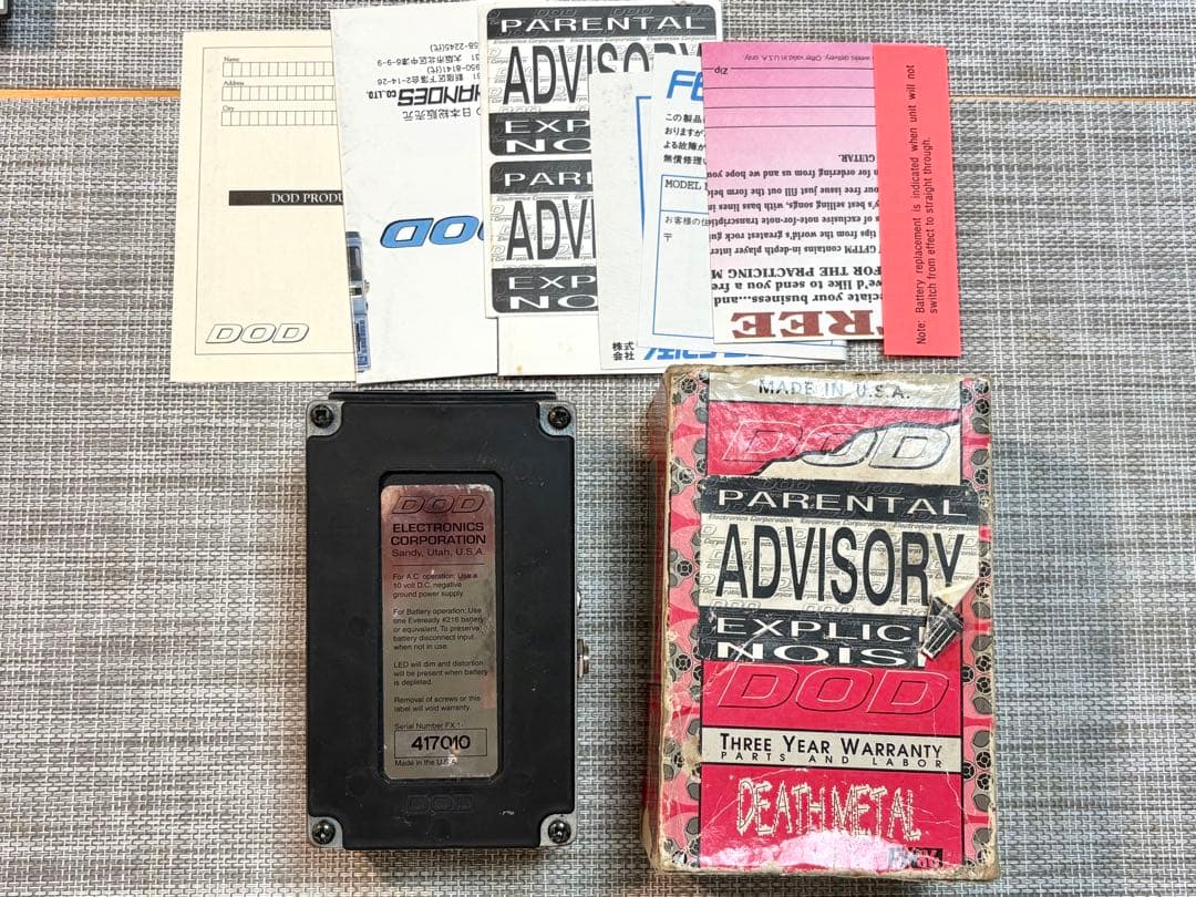 ギター DOD DEATH L FX86