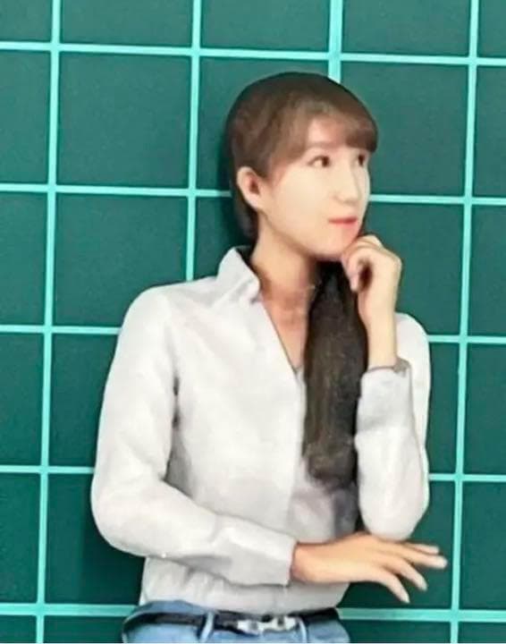 完成品★1/18★フィギュア★デニム美人★1/64より大★