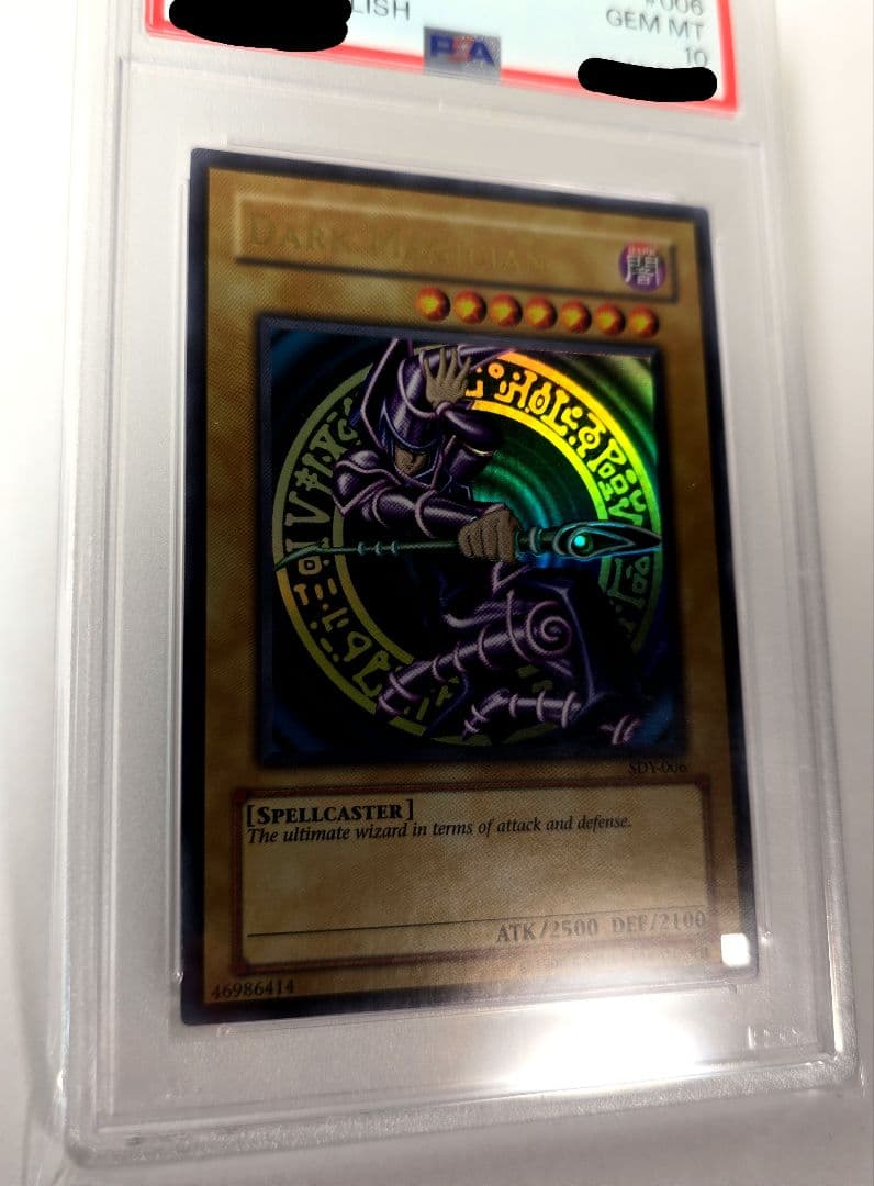 【鑑定品 PSA10】世界6枚　ブラックマジシャン　旧アジア版　SDY-006