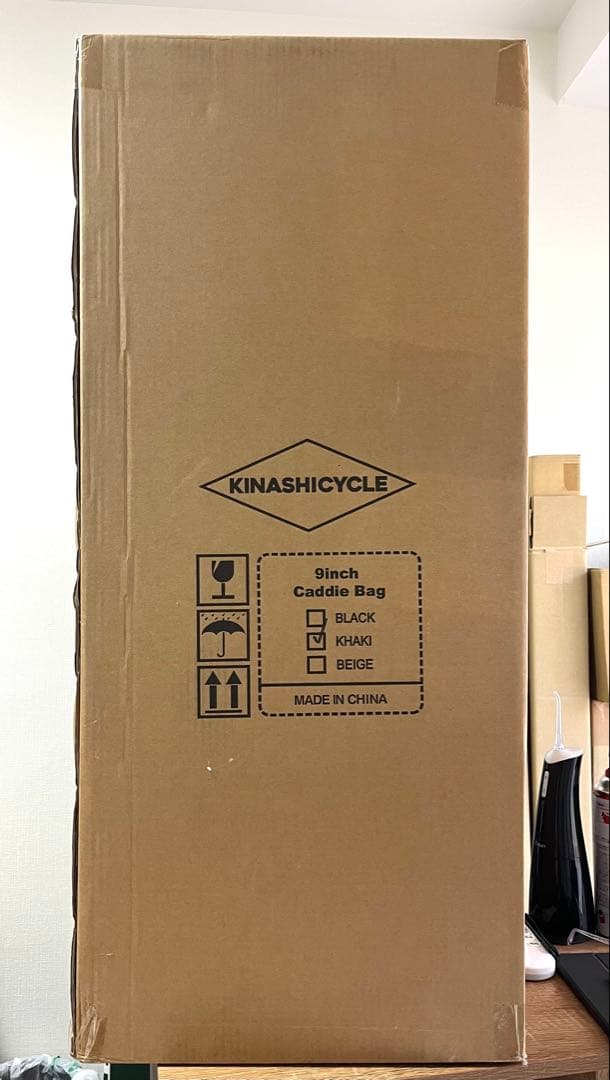 【新品未使用・希少】キャディバッグ(THE GOLF) 木梨サイクル　カーキ