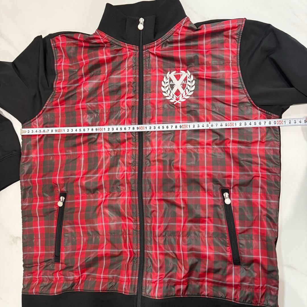 サイズXL アドミラル　ゴルフウェア　おしゃれ　チェック柄 ジャケット