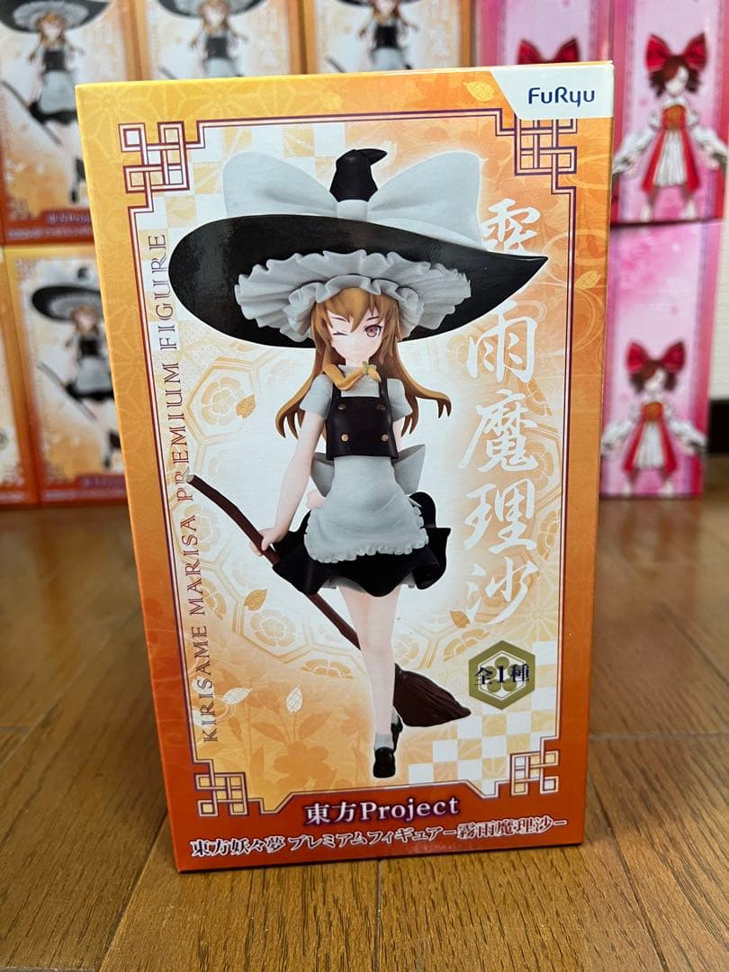 17個★東方Project 東方妖々夢 プレミアムフィギュア霧雨魔理沙 博麗霊夢