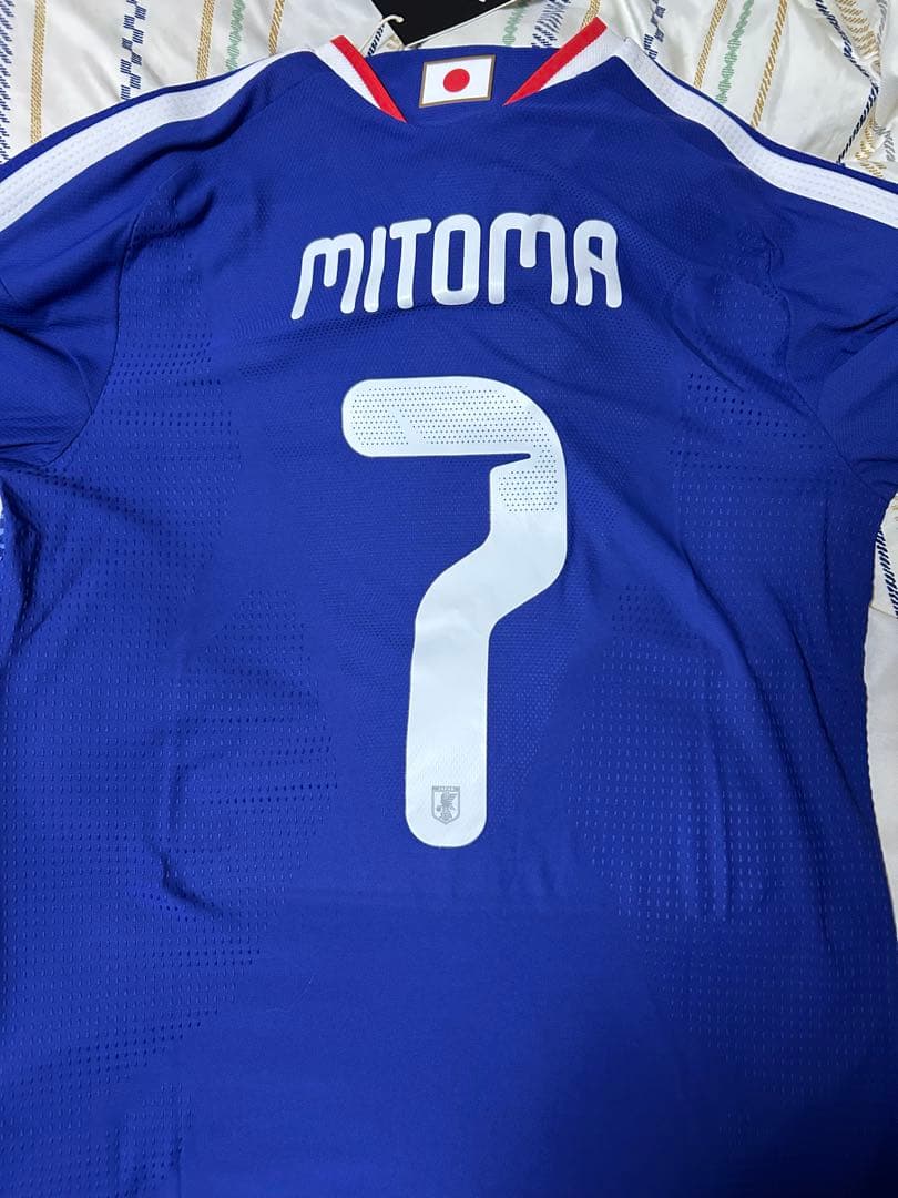 日本代表 ユニフォーム オーセンティック No.7 三苫 薫 L 虎之介さん専用