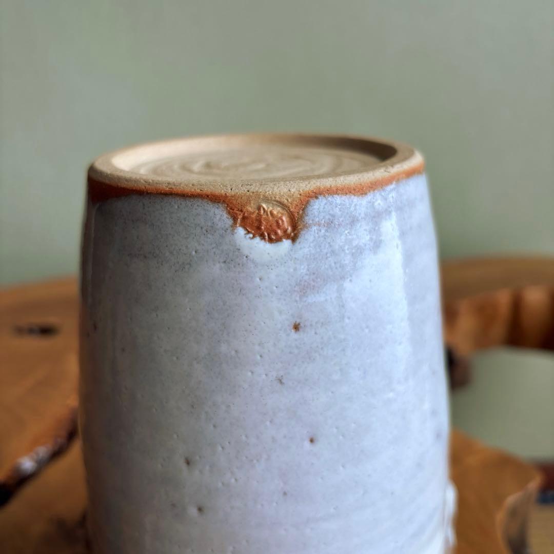 朝鮮唐津耳付細水指 原清和造 水指 茶道具