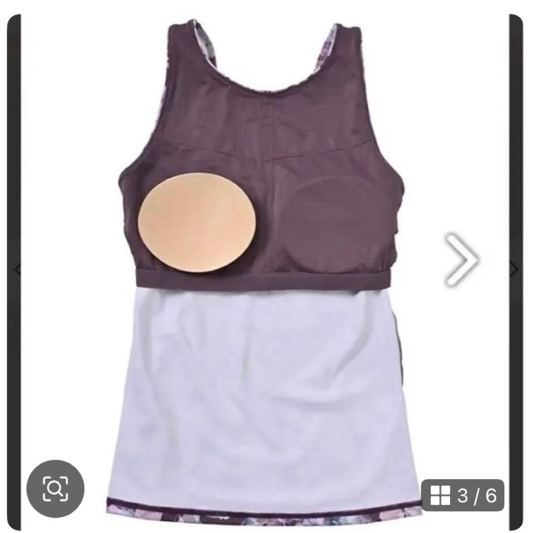 Sukala 新品タグ付ウォーターカラープリントタンクトップ　Lサイズ