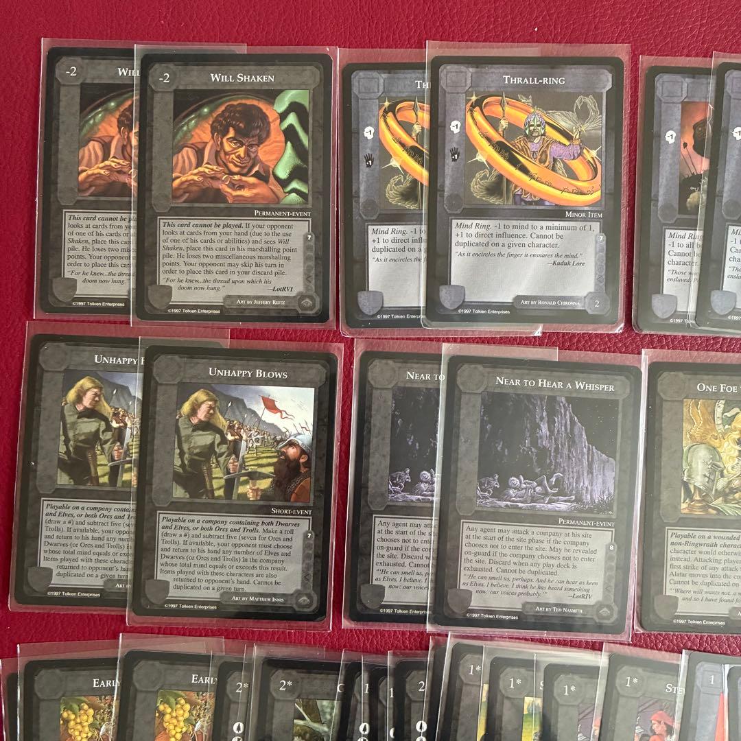 ミドルアース　カード　Against the Shadow ccg 一つの指輪