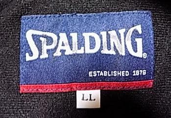 19574　SPALDING メンズ　スキーウエア　ジャケット　黒Ｘ白　LL