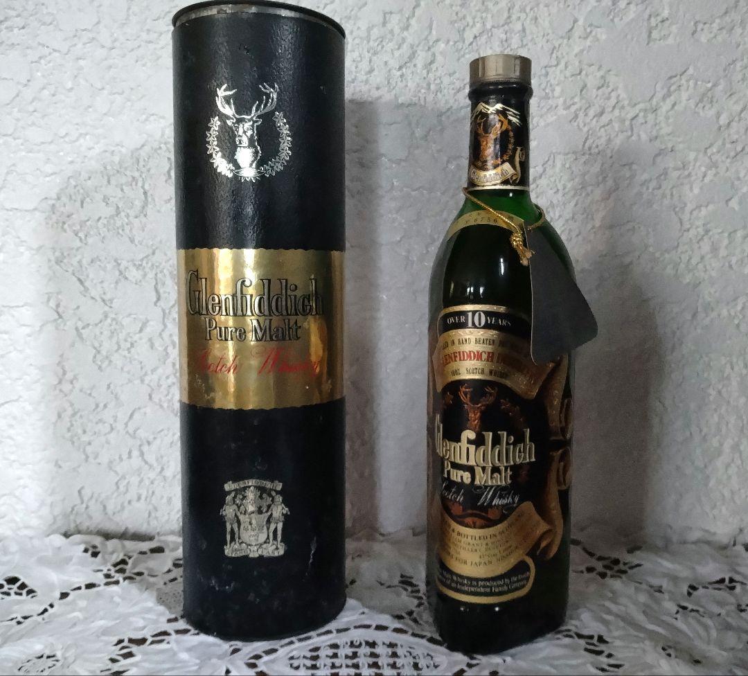 レア！Glenfiddich 10年ピュアモルトウイスキー 760ml
