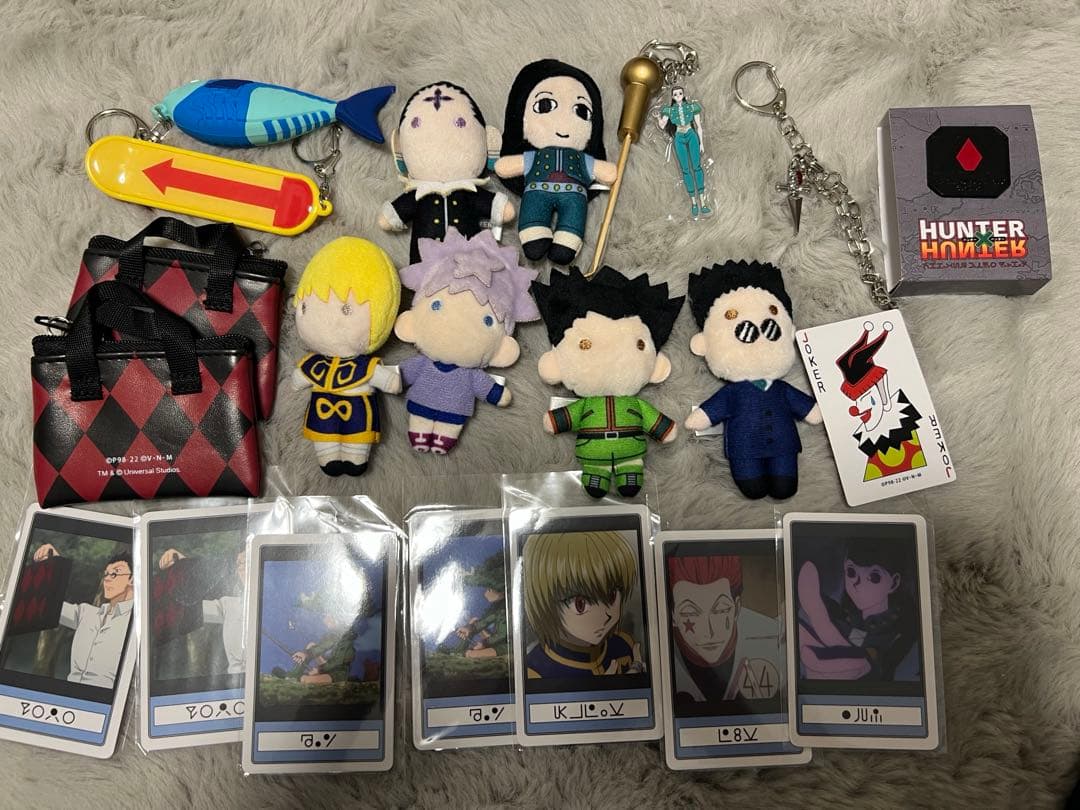 ユニバUSJ　HUNTER×HUNTER　マスコットコレクション キーホルダー