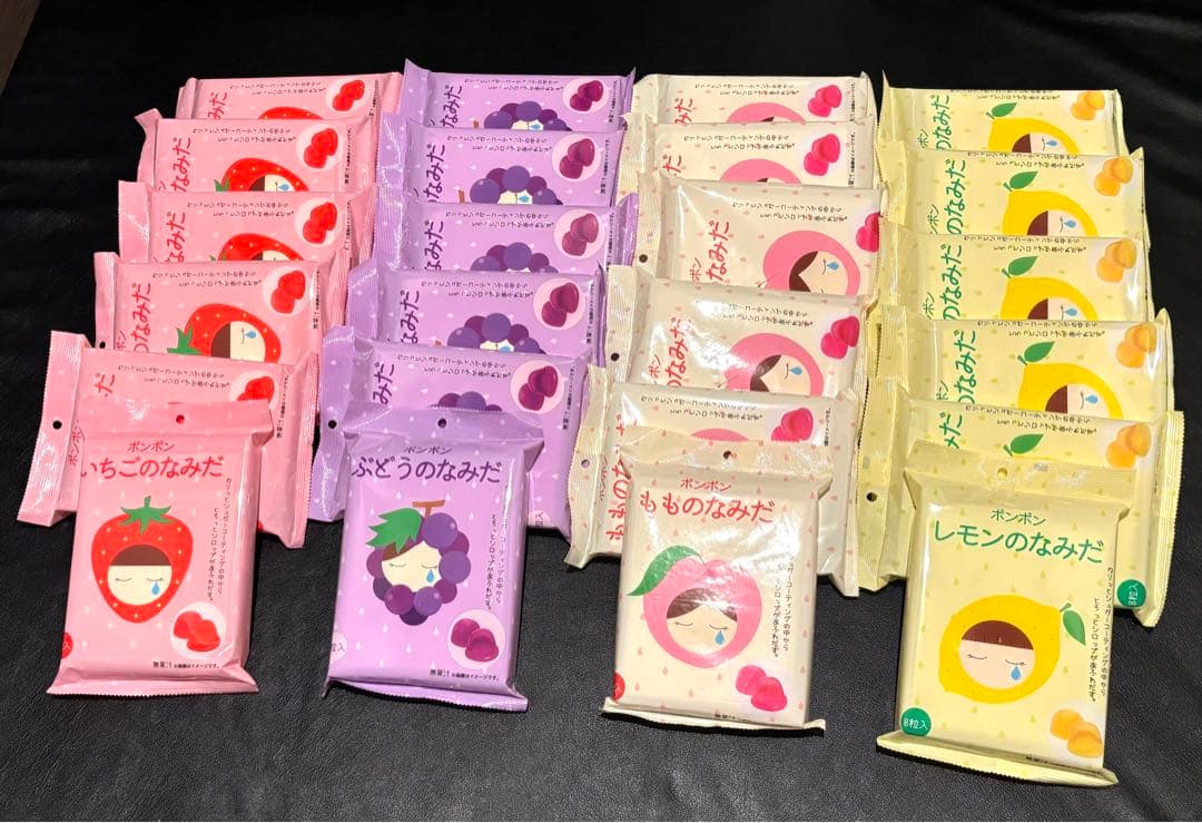 ボンボン　ぶどうのなみだ　いちごのなみだ　レモンのなみだ　等　まとめ売り　24袋