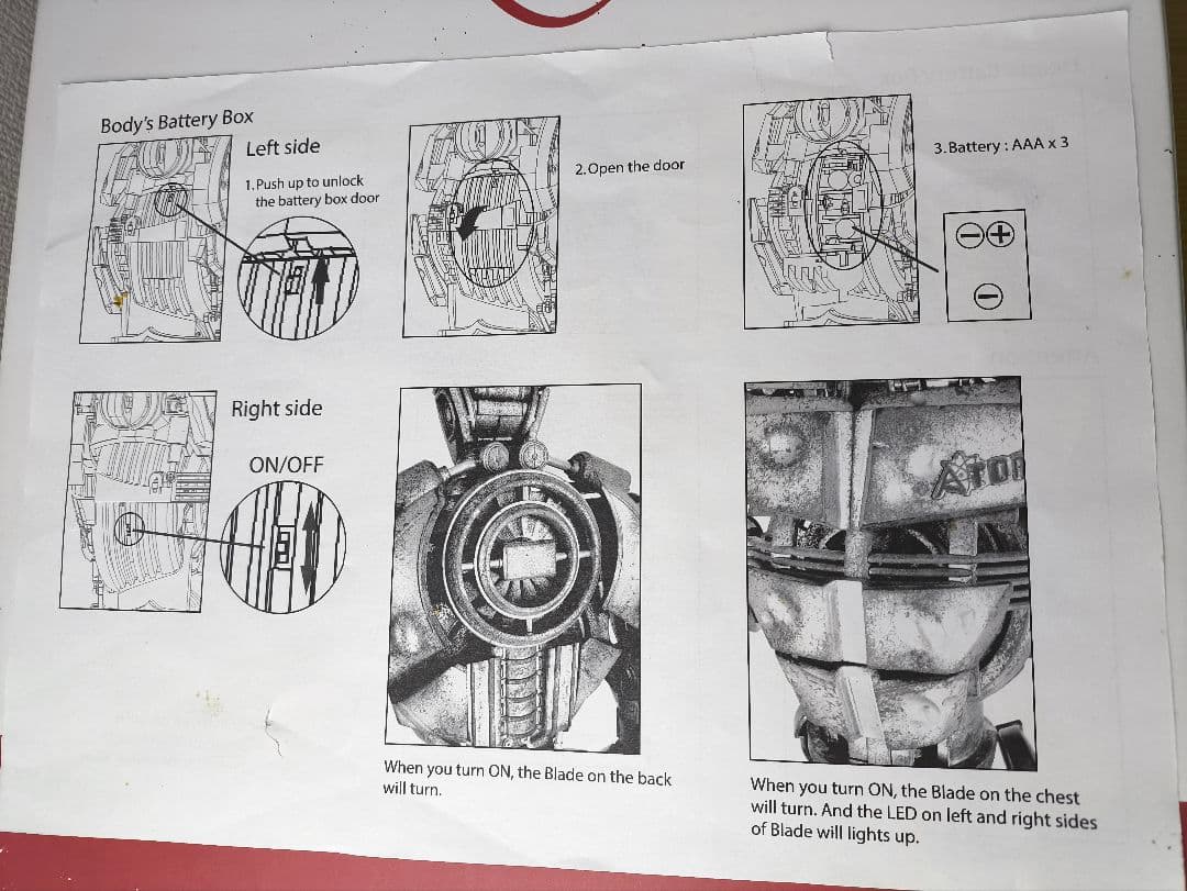 リアル・スティール（アトム） 1/6 フィギュア　[スリー・エー]