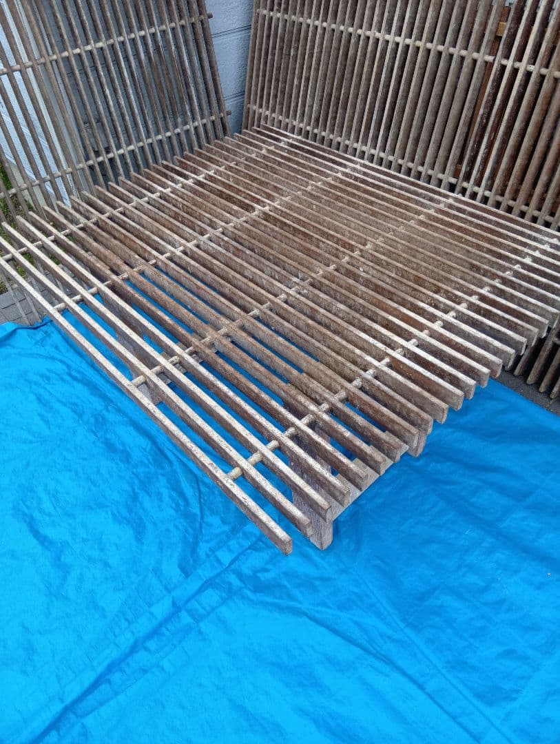 鳩舎 木製スノコ 2枚組 苗木 倉庫 盆栽 小屋 簀子 グレーチング 愛鳩の友