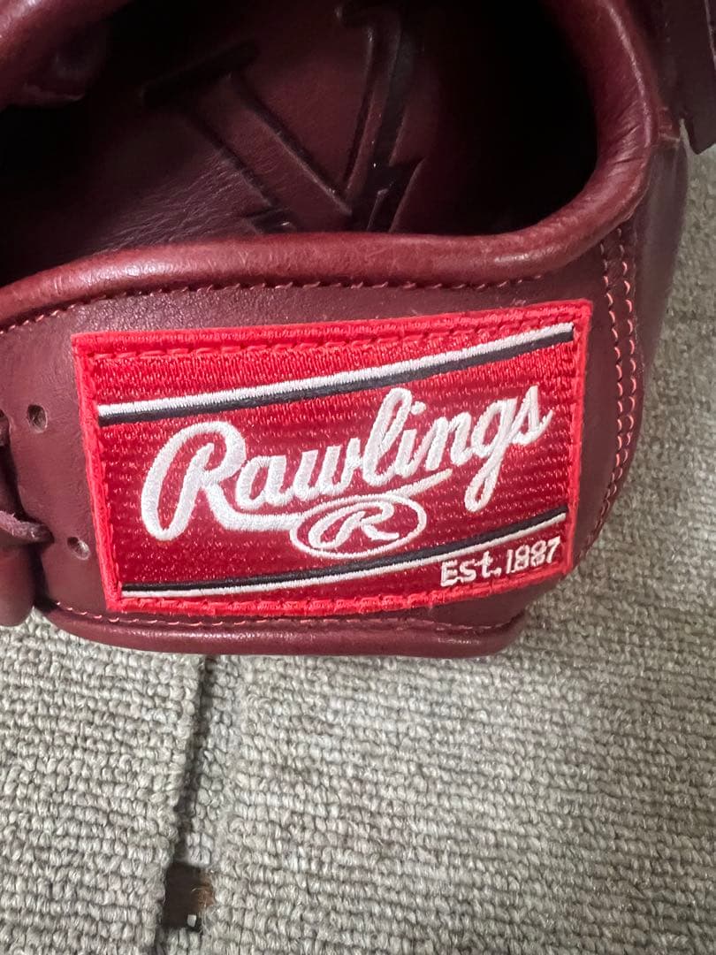 Rawlings Hyper Lite 軟式グローブ 赤