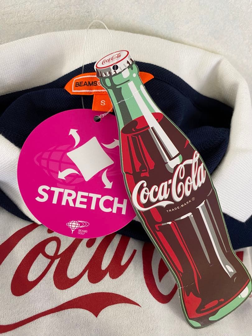 未使用品 BEAMS GOLF × Coca-Cola ポロシャツ サイズS
