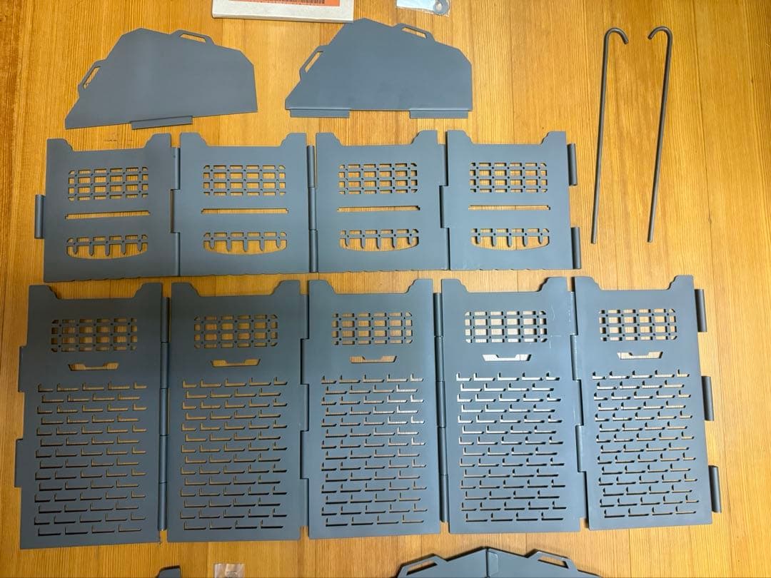 【新品】サンゾー工務店 ロダン BRICK 半月&スタンダード　焚き火セット