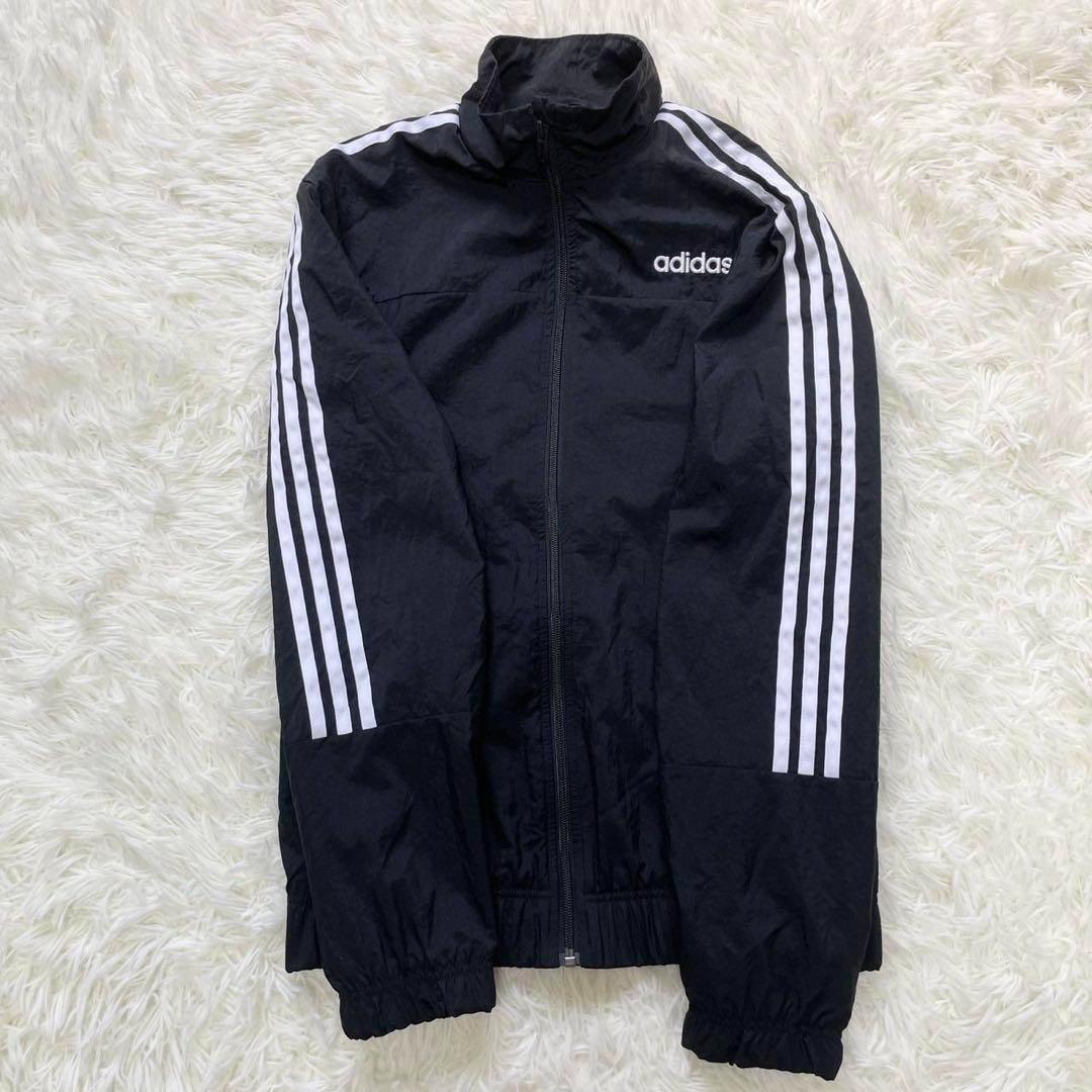 12【美品】adidas アディダス ジャージ セットアップ M 黒