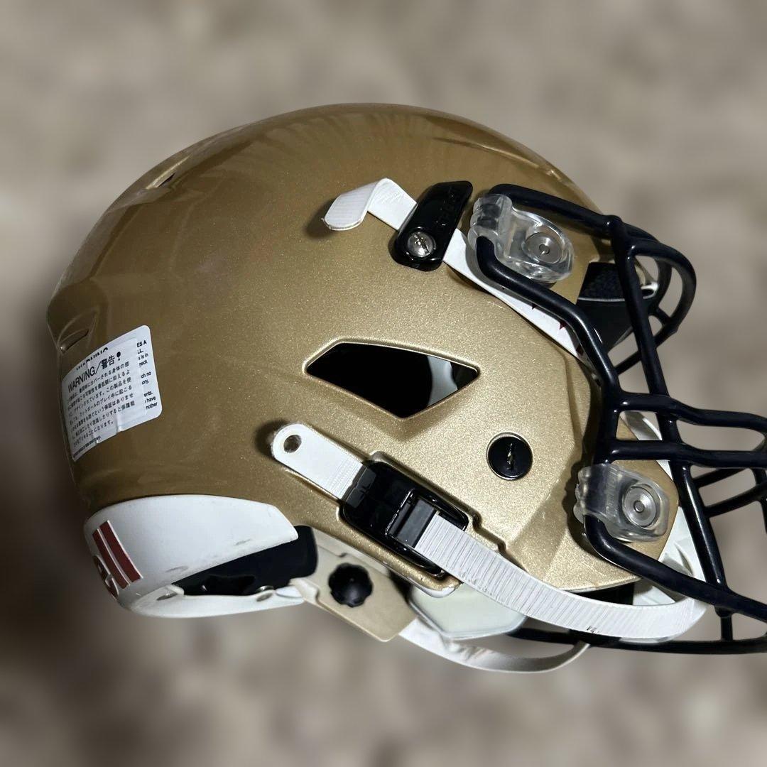 Riddell ゴールド アメリカンフットボールヘルメット　S