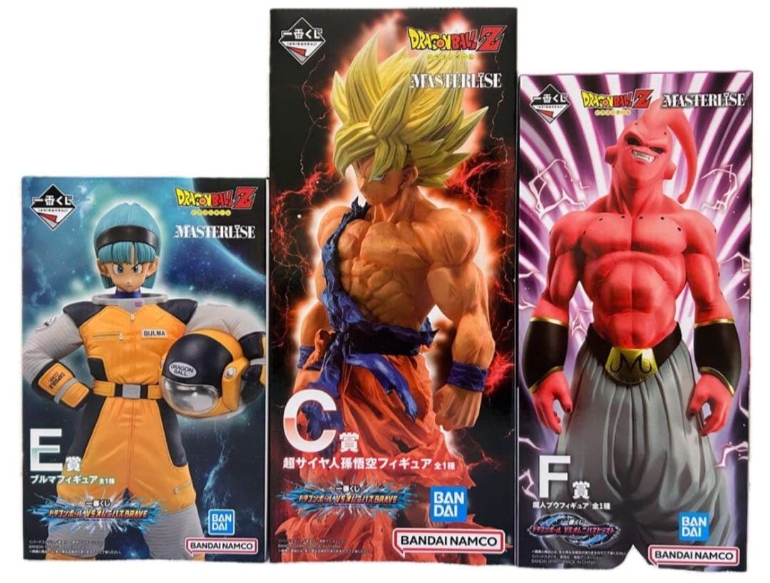 ドラゴンボール 一番くじ フィギュア 超サイヤ人孫悟空 魔人ブウ ブルマ　未使用