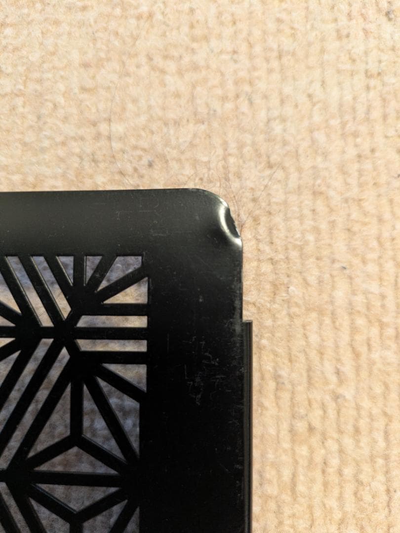 802products フラットバーナー 蓋 ブラックアイアン 麻の葉