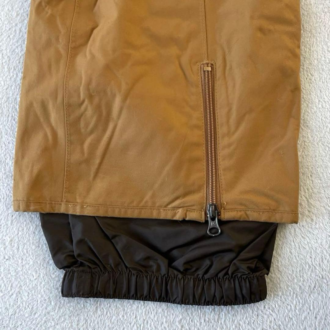 BURTON バートン スノーボードパンツ ロゴ刺繍 ベージュ 大きいサイズL