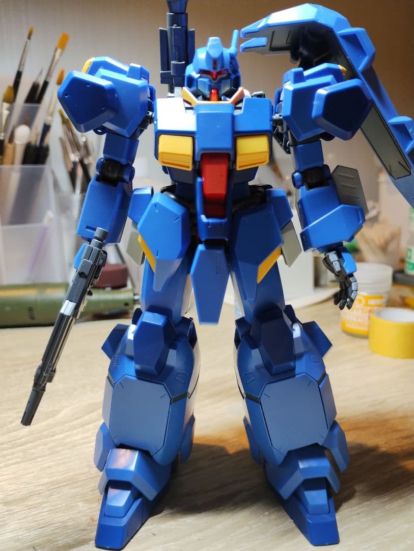 HG メッサー　グスタフ・カール　組み立て済み＋ガルバルディβクリアカラー