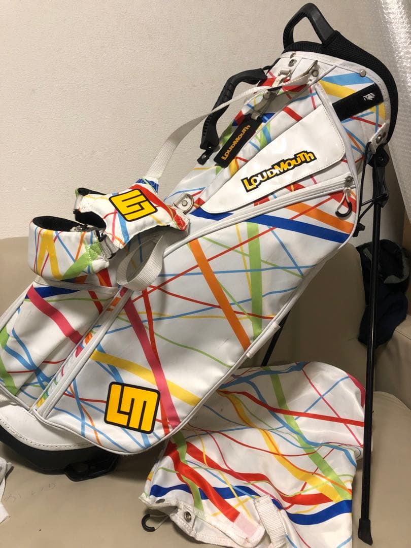 【送料込み】廃盤希少品　ラウドマウス　スタンド式キャディバッグ 軽量