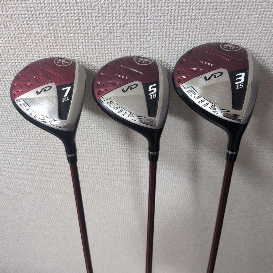YAMAHA RMX VD フェアウェイウッドセット 3W 5W 7W
