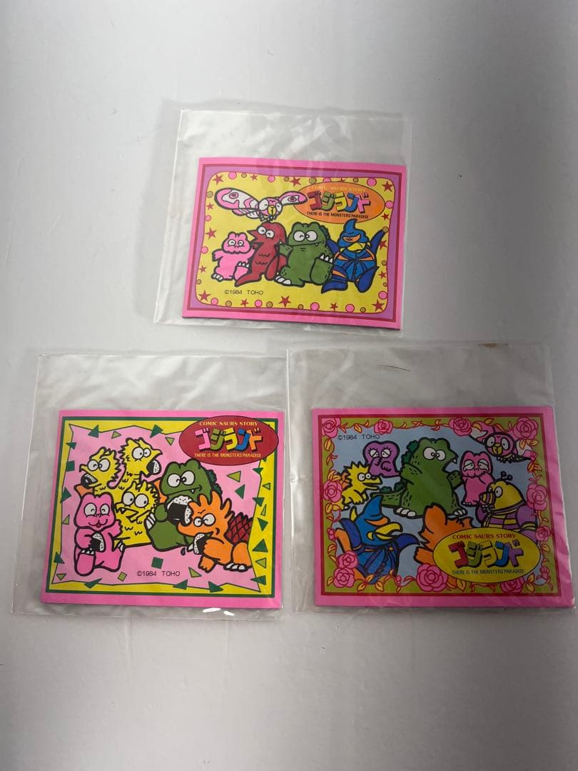 幻の逸品 1984年製 TOHO ゴジランド マグネット当て 59枚 当時年代物