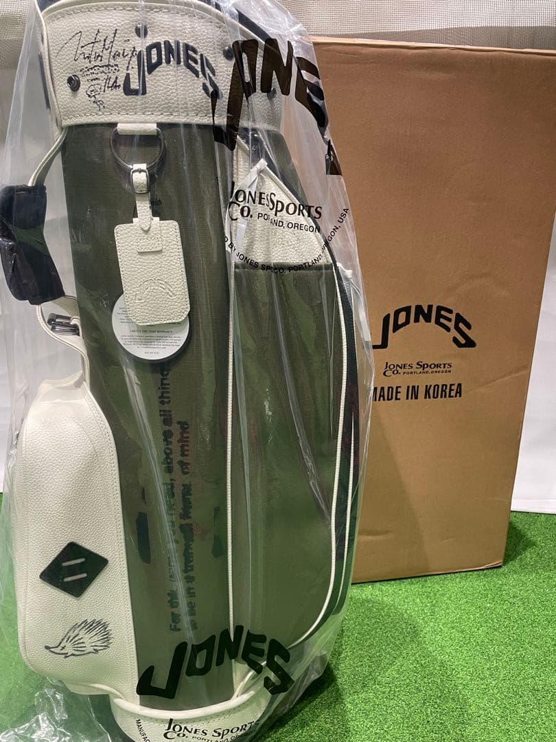 JONES キャディバッグ オリーブグリーン