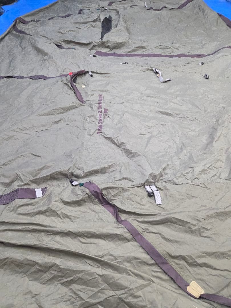 限定色　タフスクリーン2ルームハウス　コールマン　オリーブ×ブラウン